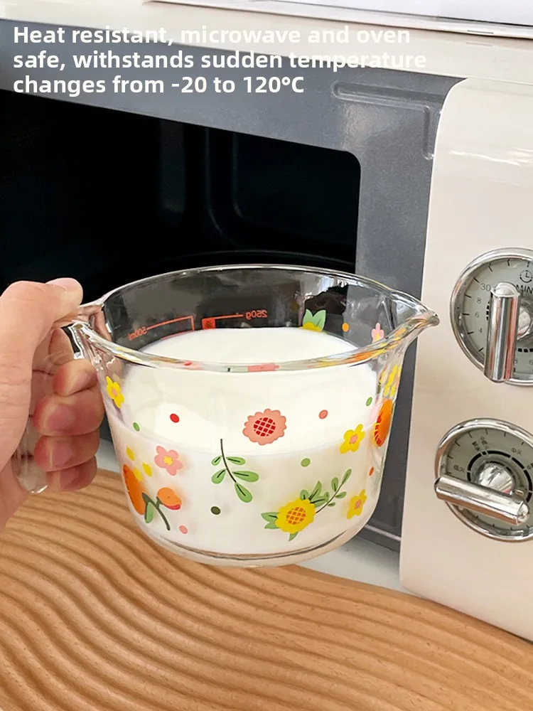 Kitchen Baking Scale - Термостойкая стеклянная мерная кружка большой емкости