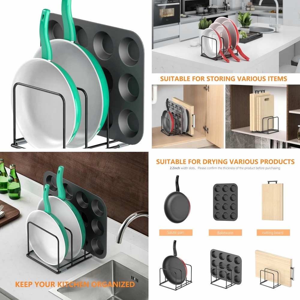 Kitchen Cabinet Baking Organizer - Органайзер для кухонного шкафа, стальная подставка