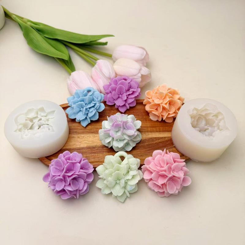 Kitchen Baking Decor - ● Силиконовая форма для цветов гортензии: