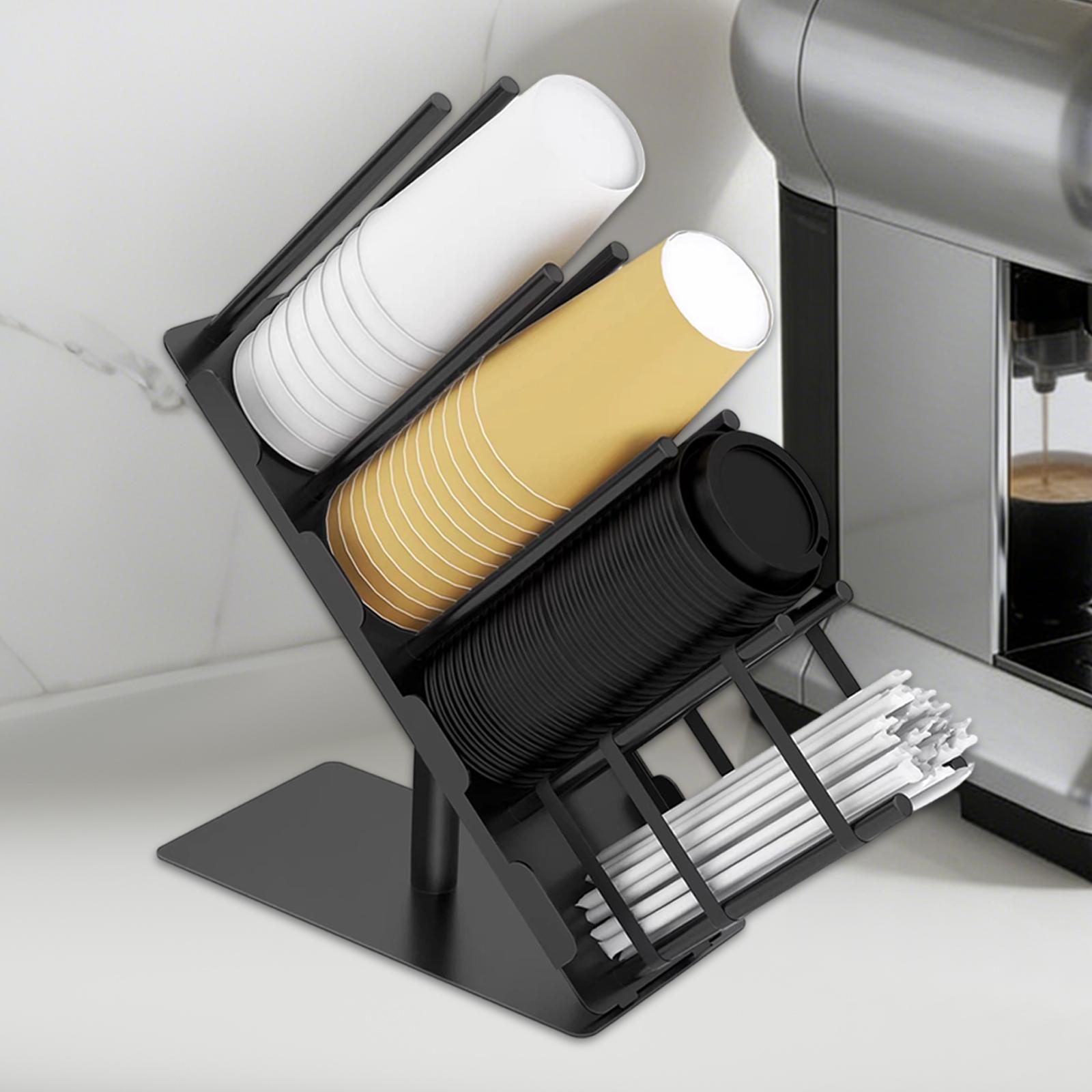Kitchen Cabinet Baking Organizer - Держатель-органайзер для бумажных стаканов и крышек,