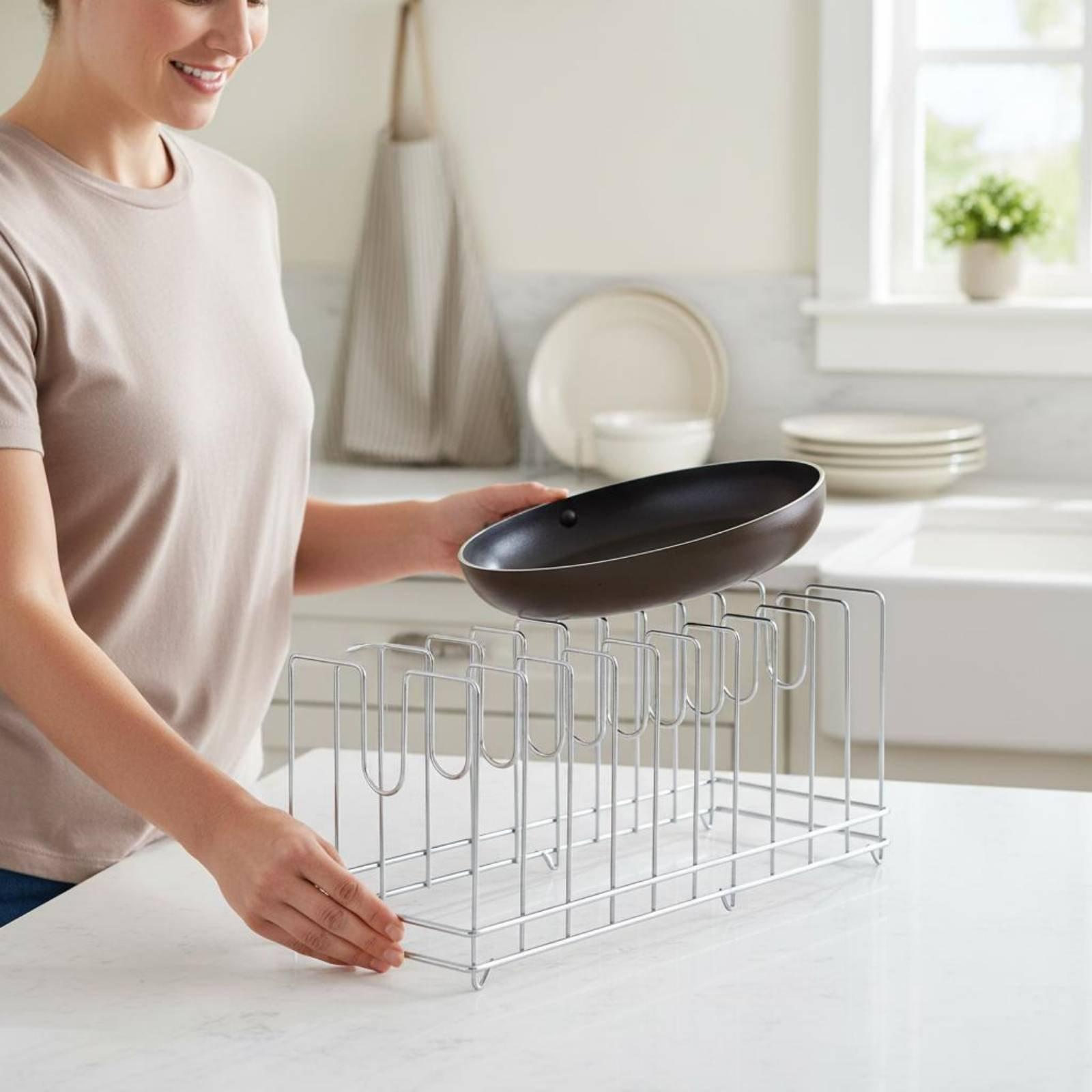 Kitchen Cabinet Baking Organizer - Вертикальная кухонная полка-органайзер для противней с