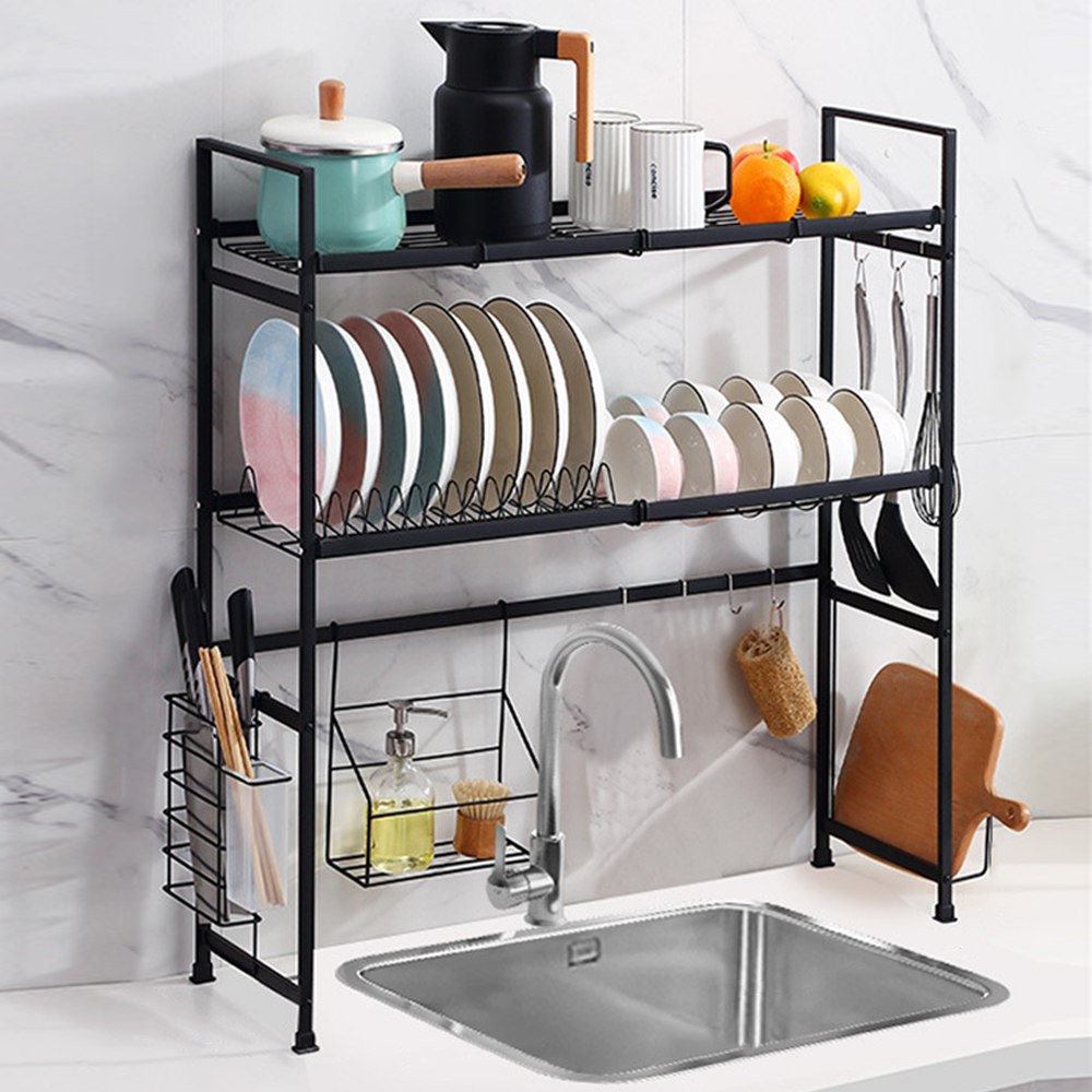 Kitchen Utensils - Кухонная полка, сушилка для посуды, двухъярусная,