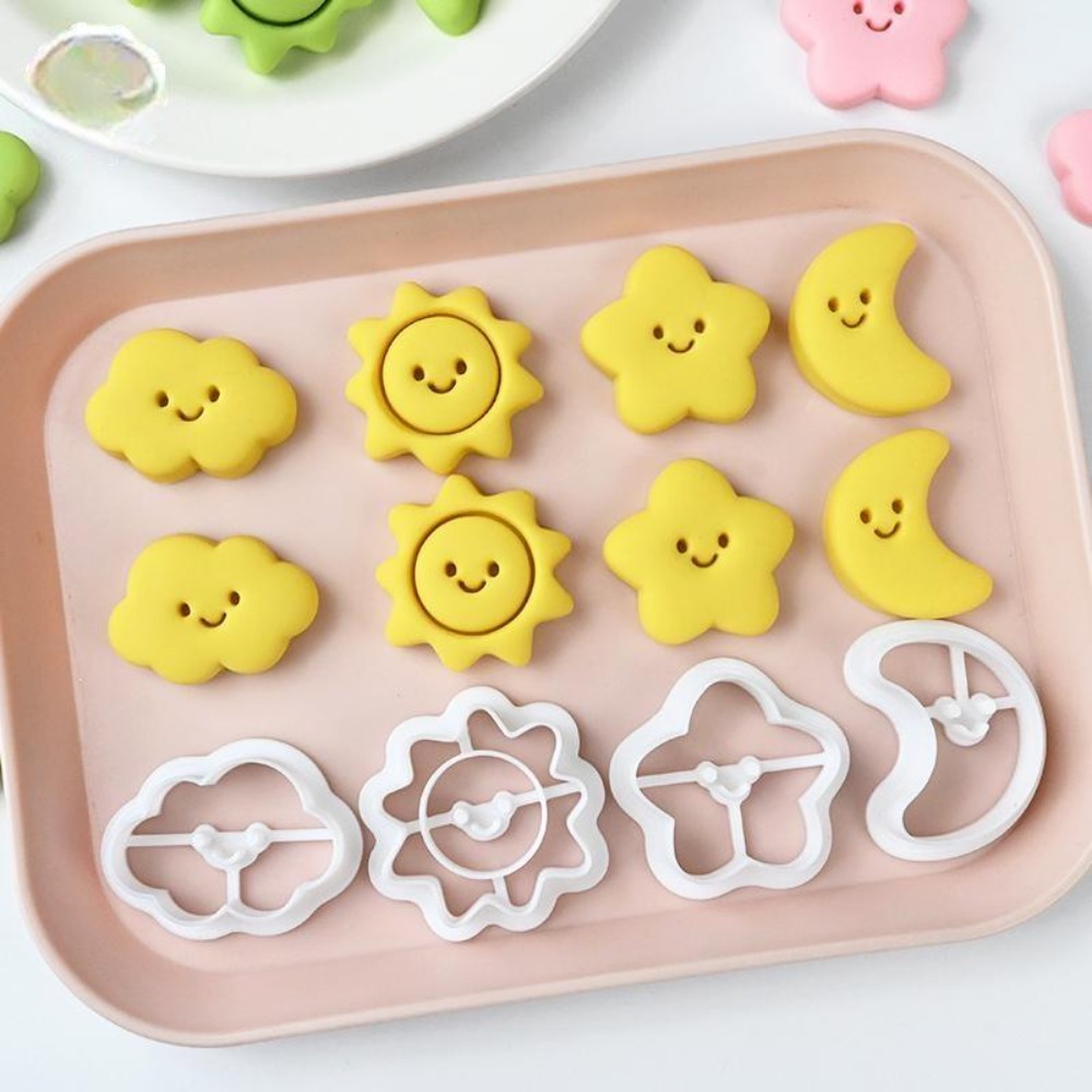 Baking Kitchen Diy - Формочки для печенья: Луна, Звезды, Солнце.