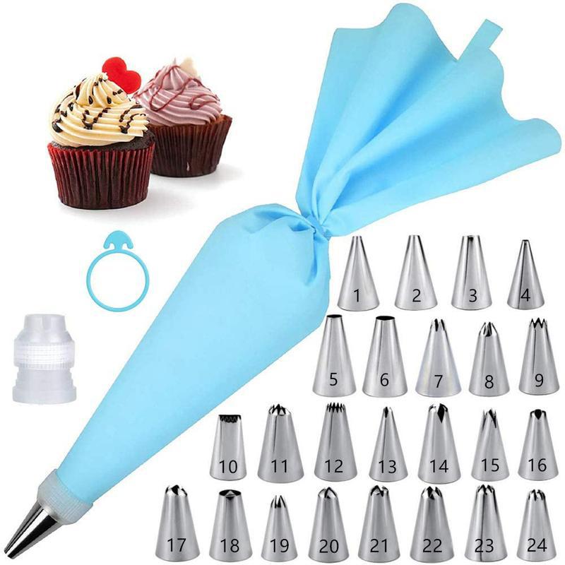Kitchen And Baking Equipment - Набор для украшения тортов: насадки для