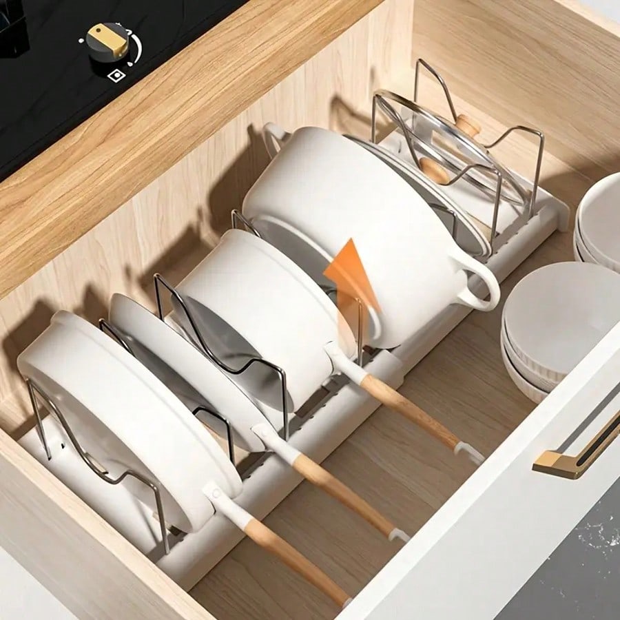 Регулируемая перегородка для х – обзор и цена Kitchen Cabinet Baking Organizer