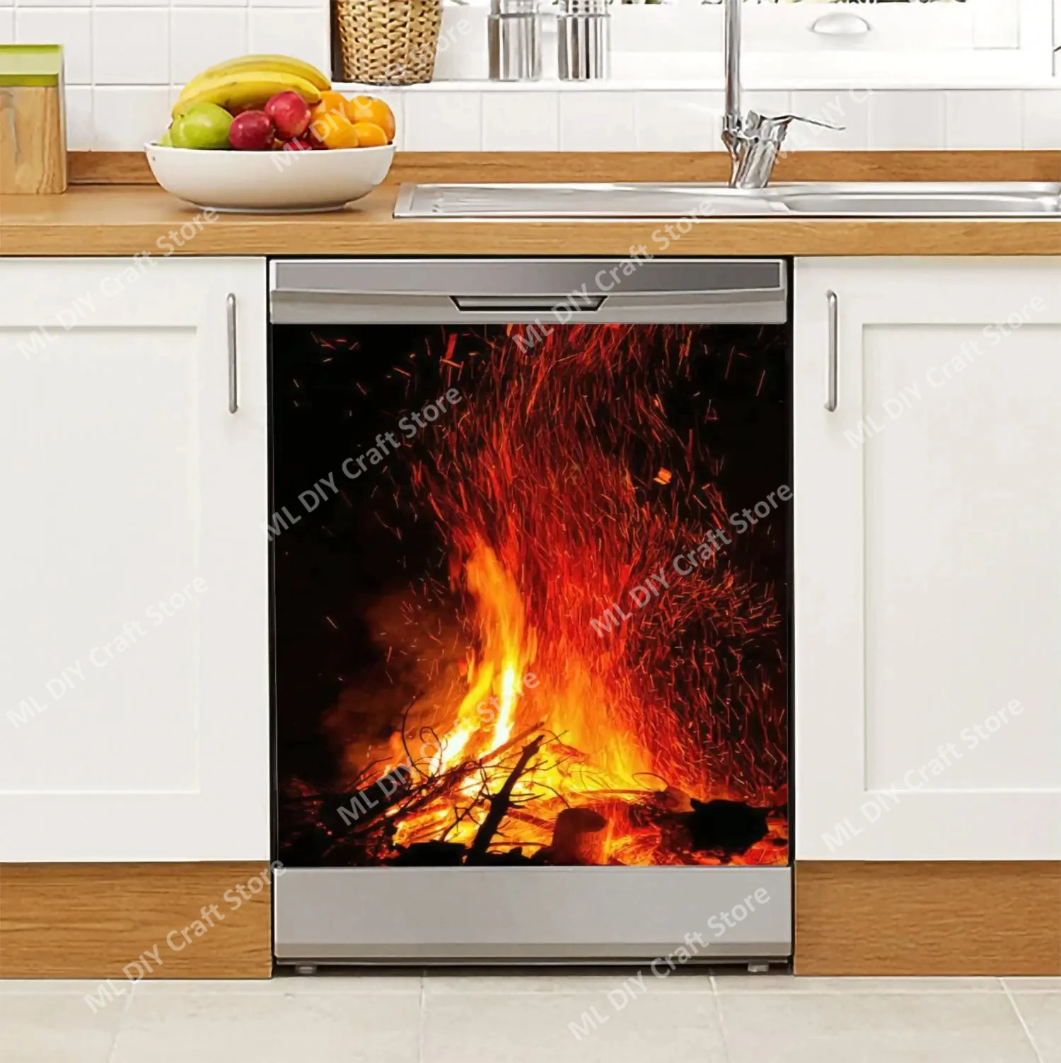 Деревня, креативный камин, пос – обзор и цена Kitchen Baking Cabinet