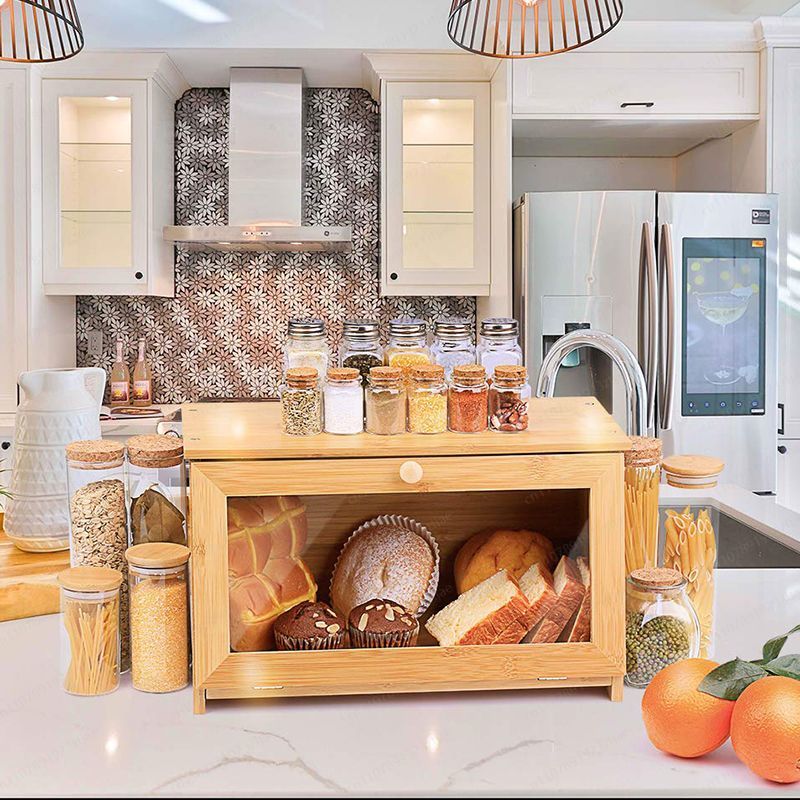 Витрина для хранения хлеба со  – обзор и цена Kitchen Cabinet Baking Organizer