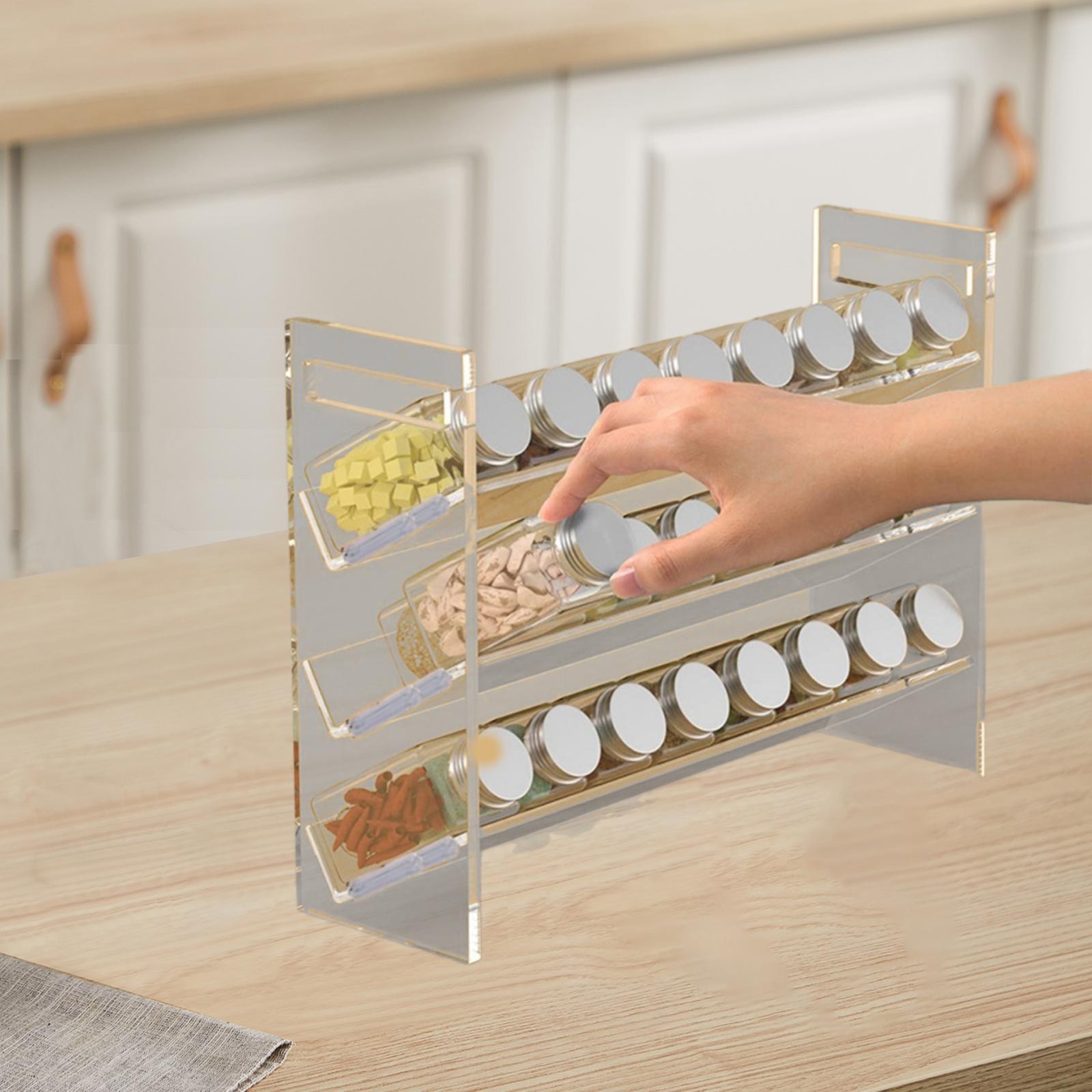 Акриловая подставка для специй – обзор и цена Kitchen Cabinet Baking Organizer