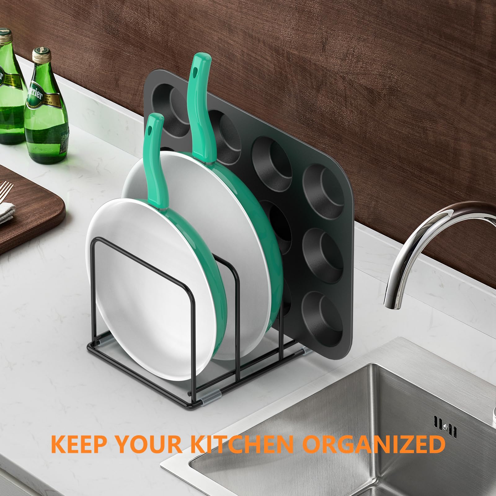 Органайзер для сковороды Орган – обзор и цена Kitchen Cabinet Baking Organizer